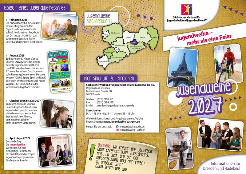 Infoflyer Jugendweihe 2027